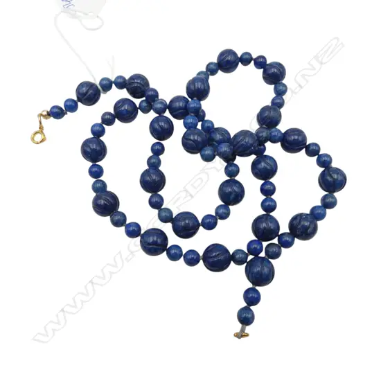LAPIS NECKLACE L.710mm