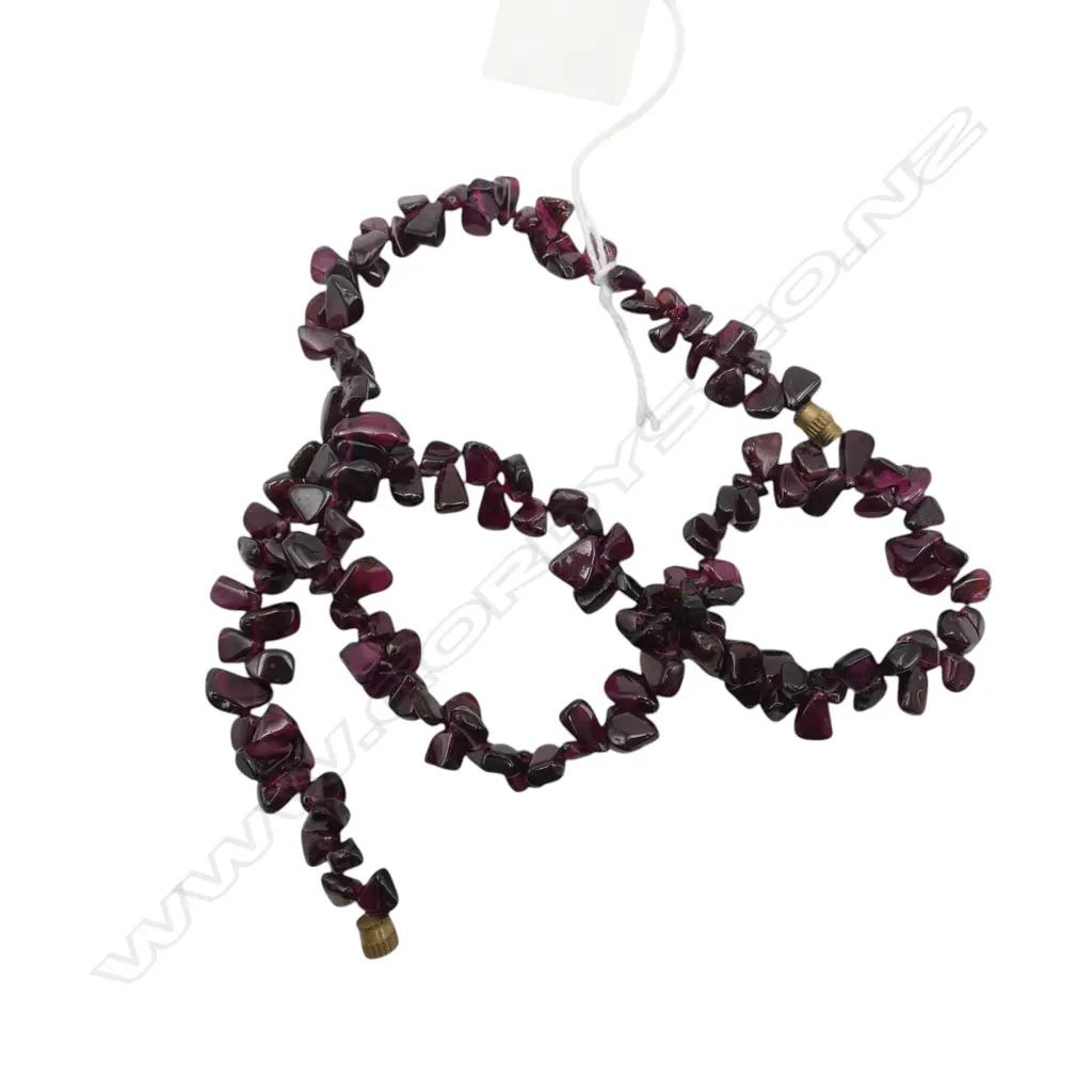GARNET NECKLACE L.440mm Image 1++