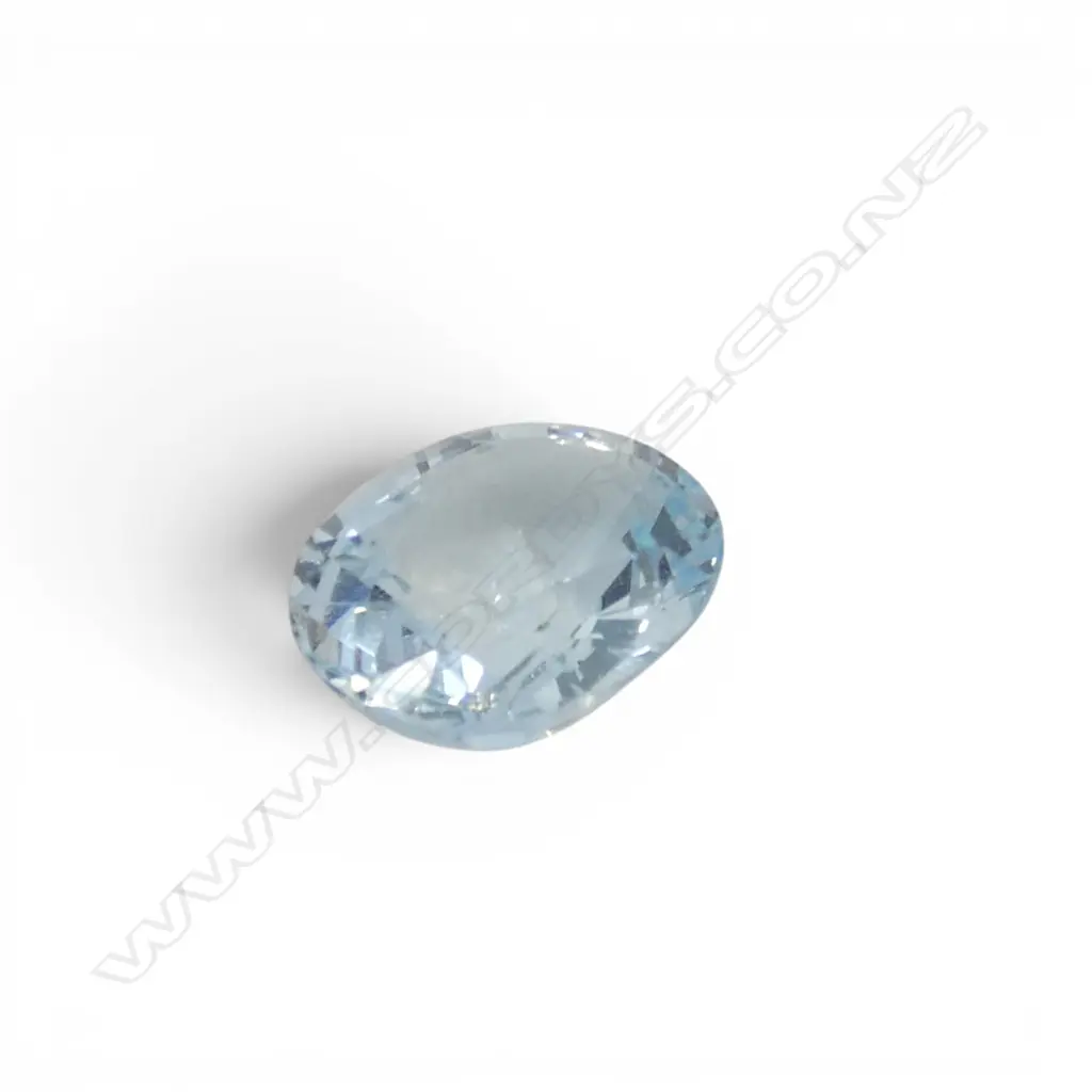 UNSET OVAL CUT AQUAMARINE 2.30ct Image 1++