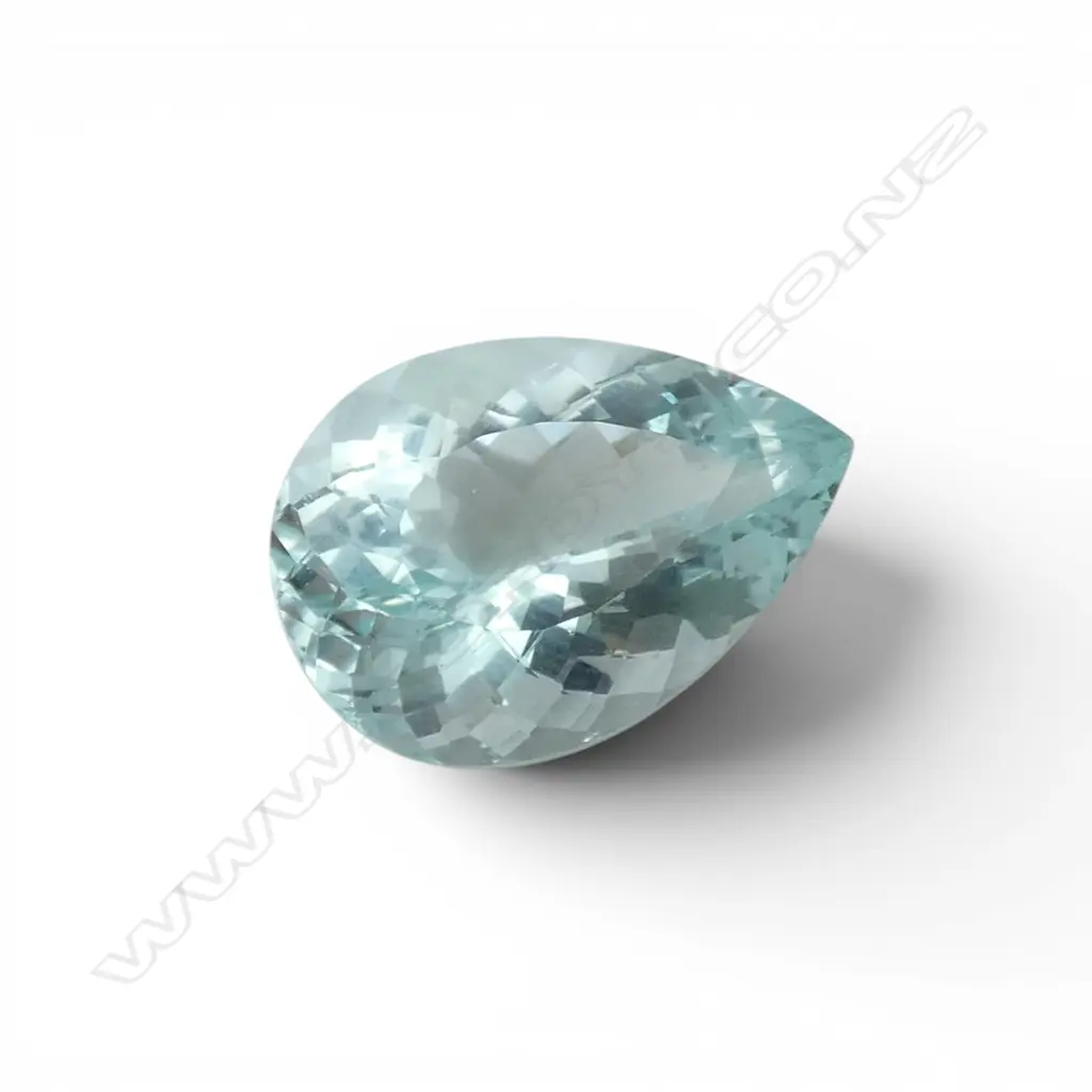 UNSET PEAR CUT AQUAMARINE 9.65ct  Image 1++