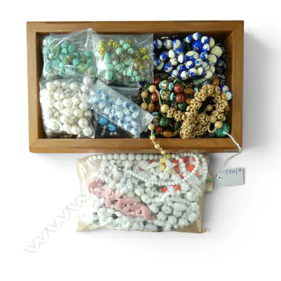ASST. COSTUME JEWELLERY, BEADS ETC
