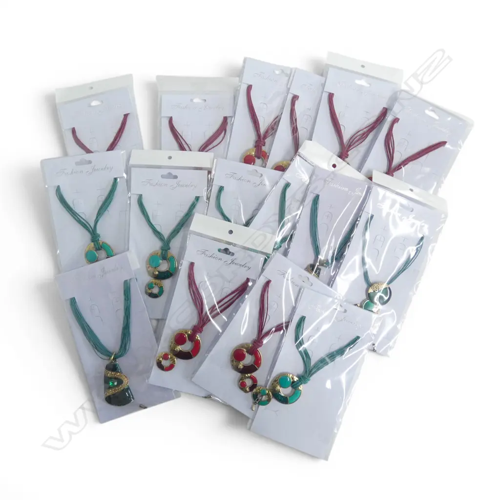 COLLECTION OF COSTUME NECKLACES NZ DESIGN OLD STOCK Image 1++