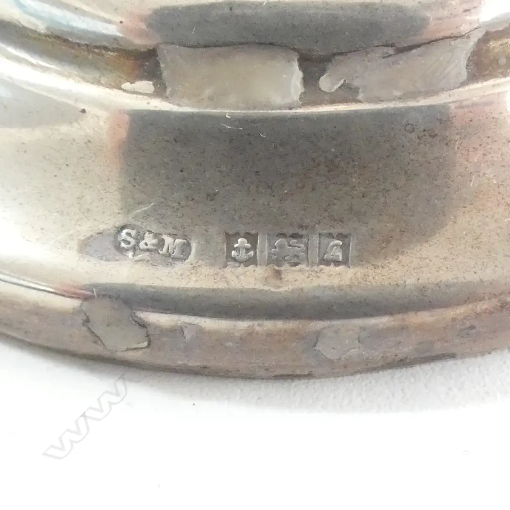 PR S/SILVER CANDLESTICKS WEIGHTED 277GMS TOTAL WEIGHT Image 1++
