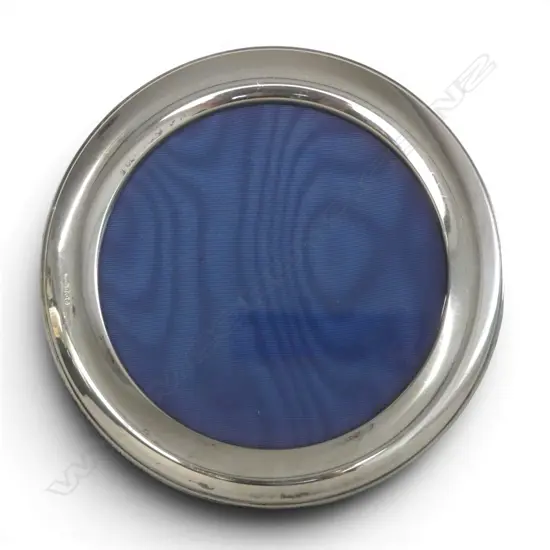 STG SILVER PICTURE FRAME, BIRMINGHAM 1990, Dia.140mm