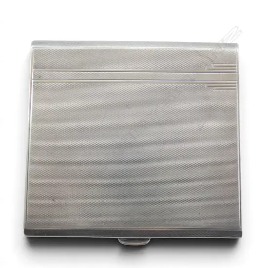 Birmingham 1937 SILVER MACHINE ENGRAVED CIGARETTE CASE 112gms