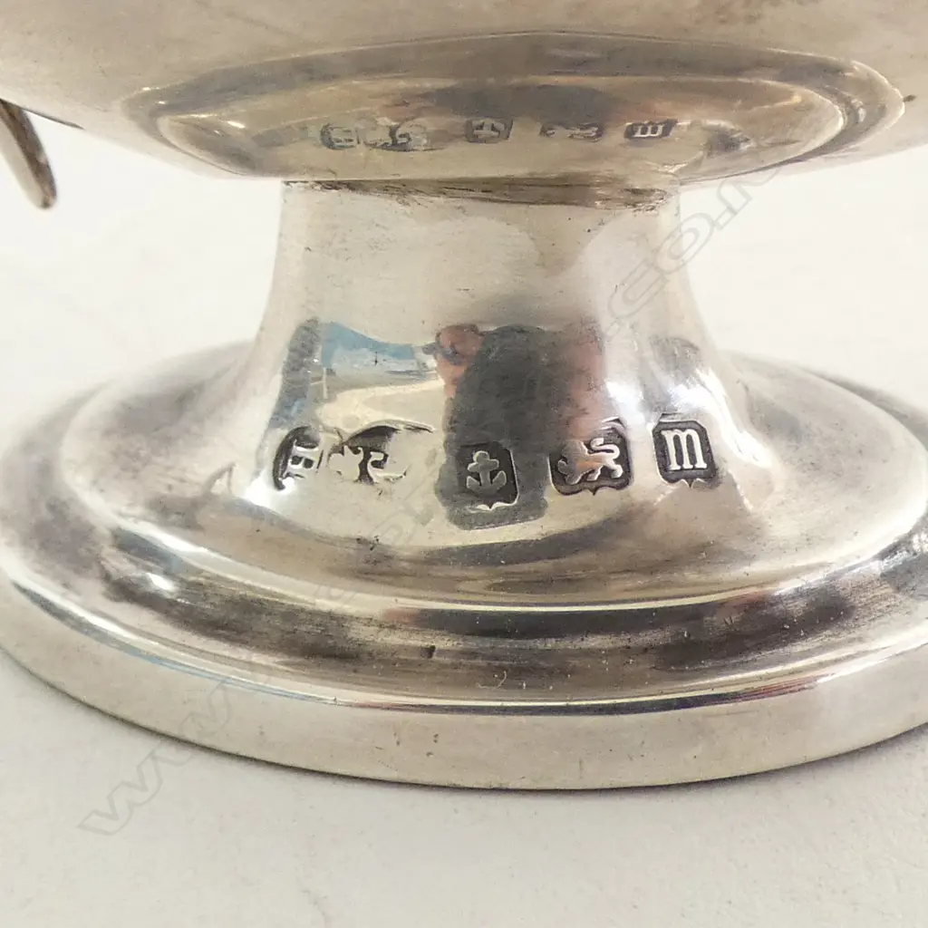 silver Aladdin's oil lamp Birmingham 1911 64gms plaster filled base Image 1++