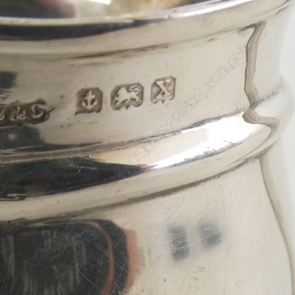 STG SILVER JUG, B'HAM 1922 H.95mm, 65gms Image 1++
