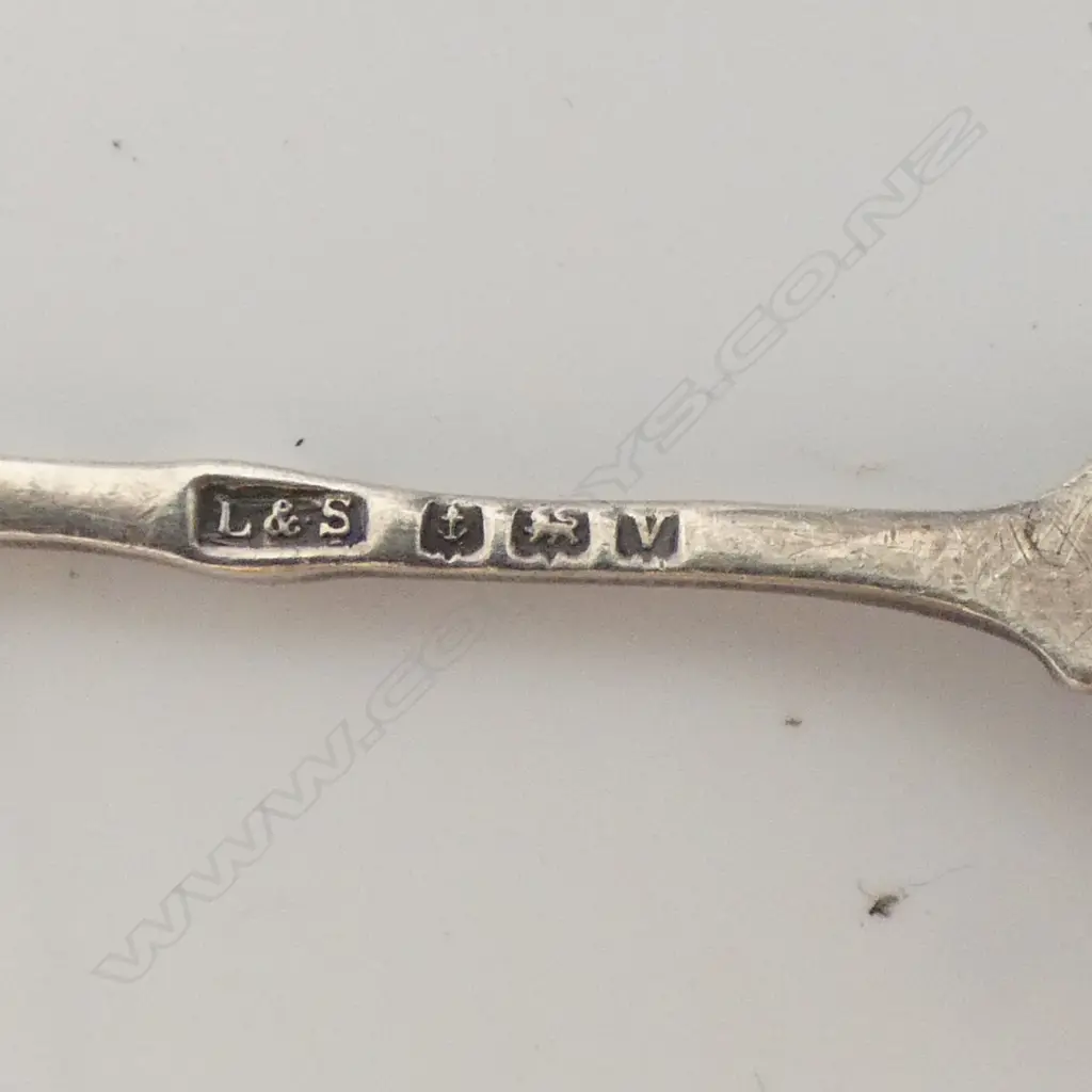 5 STG SILVER SPOONS 56gms, STG CANDLESTICK, ASST. BADGES, 2 PRS GP CUFFLINKS Image 1++