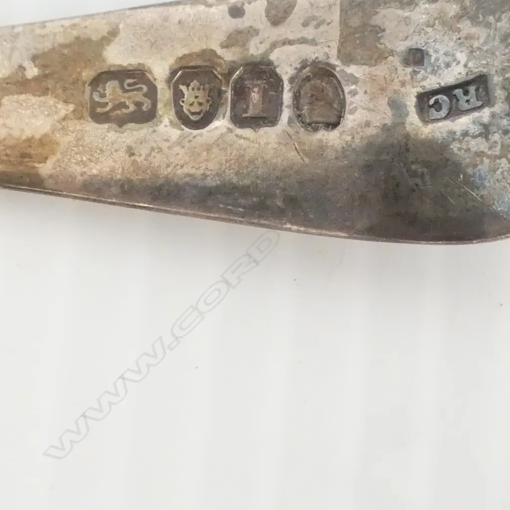 EARLY 20thC SILVER KING'S PATTERN PART CUTLERY SERVICE 1175gms Image 1++