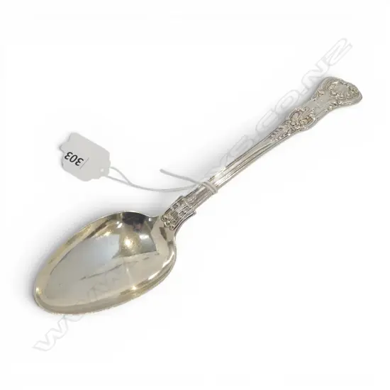 London 1836 STG SILVER KING'S PATTERN TABLE SPOON 102gms