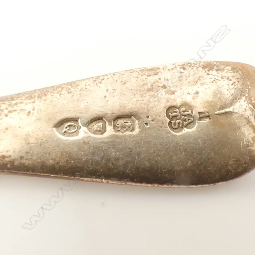 2 SILVER SPOONS + PR TONGS London 1831.100gms  Image 1++