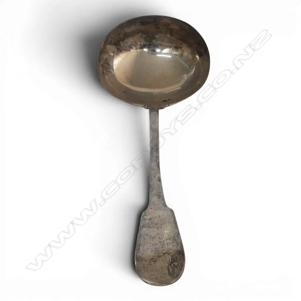 London 1821 SILVER SOUP SPOON fiddle pattern by Henry & Charles Day. 182gms Image 1++