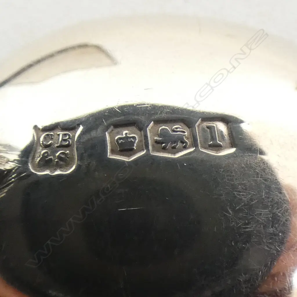 CASED SET OF 6 COFFEE BEAN HANDLED S/SILVER COFFEE SPOONS 31GMS Image 1++