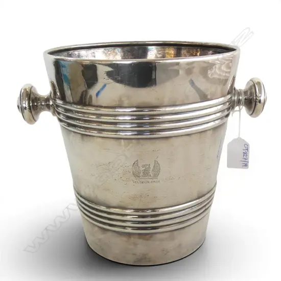 MAPPIN & WEBB SILVER PLATE CHAMPAGNE BUCKET H.210mm