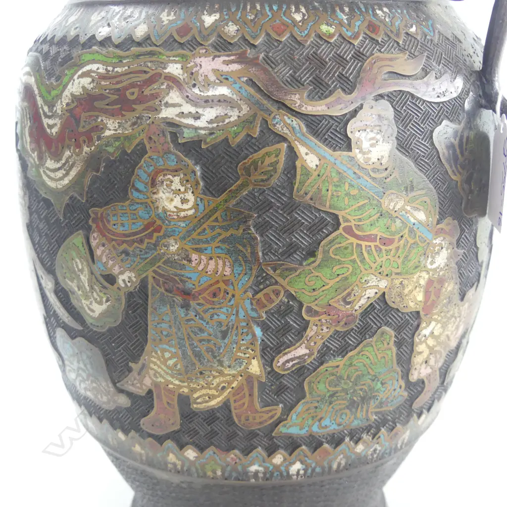 CLOISONNE VASE H.300mm Image 1++