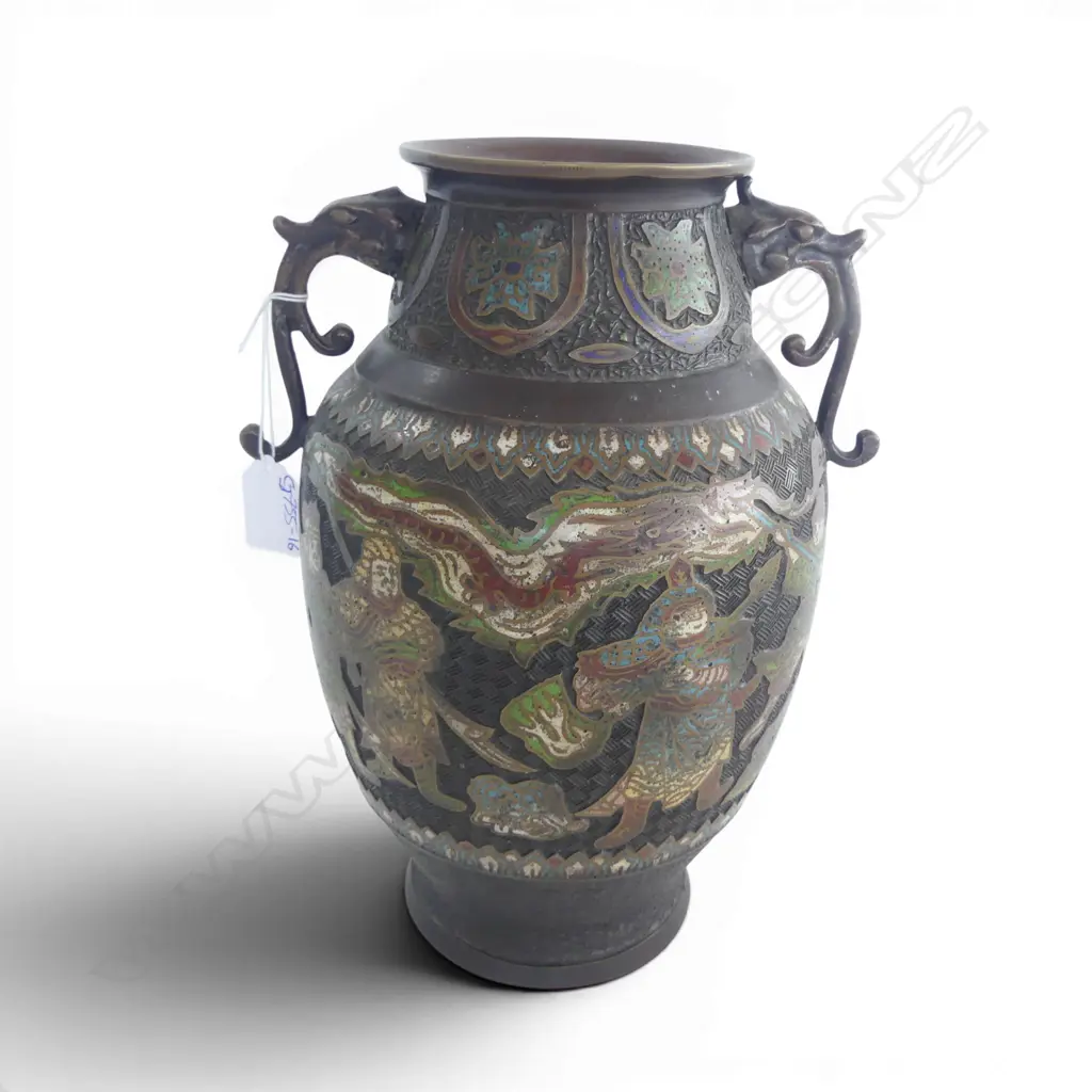 CLOISONNE VASE H.300mm Image 1++