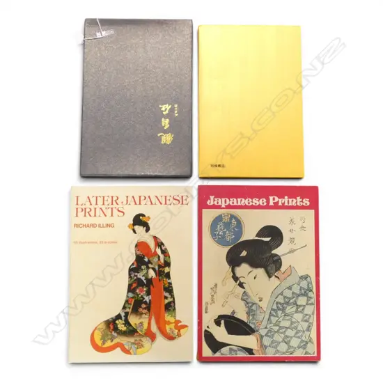 3 BOOKS OF JAPANESE PRINTS