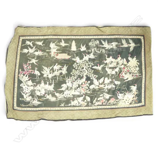 ORIENTAL EMBROIDERED PANEL