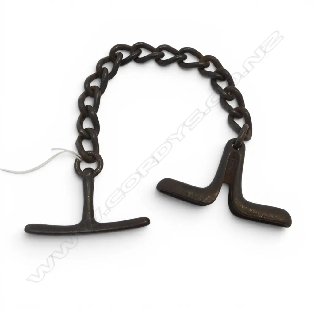 WWII GERMAN 'COME-ALONG' CHAIN RESTRAINT Image 1++