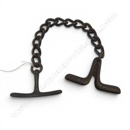 WWII GERMAN 'COME-ALONG' CHAIN RESTRAINT