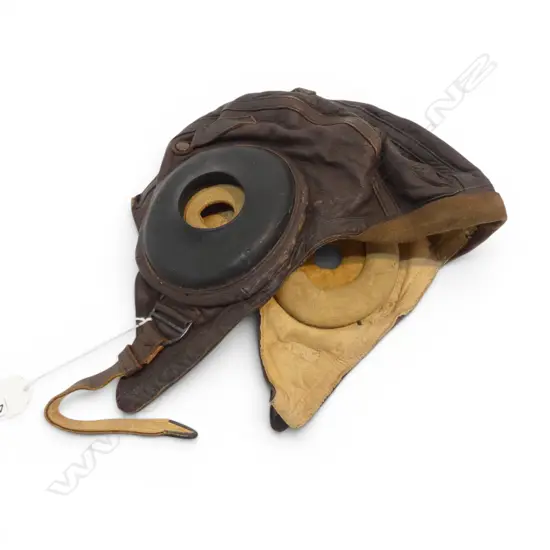 WWII US ARMY Air Forces Type A-11 leather FLYING HELMET 