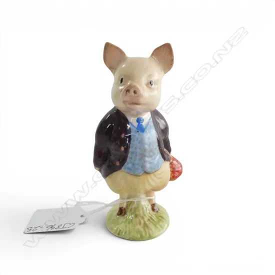 BESWICK BEATRIX POTTER 'PIGLING BLAND', gold backstamp 1948-1972, H.170mm