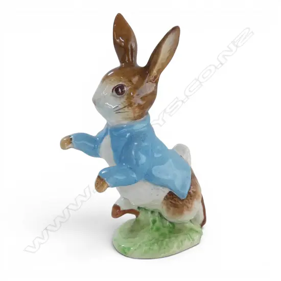 BESWICK BEATRIX POTTER 'PETER RABBIT', gold backstamp 1948-1972, H.110mm