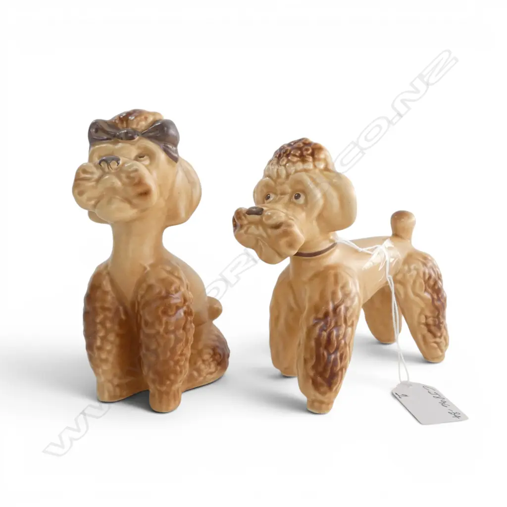 2 SYLVAC POODLES #3110, H.130x150mm Image 1++