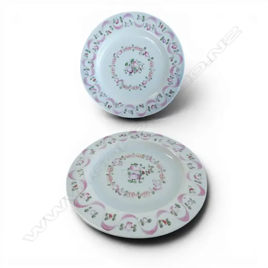 TWO 18THC NEWHALL SMALL PLATES