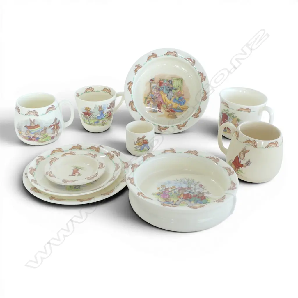 10 PCES OF ROYAL DOULTON 'BUNNYKINS' Dia.160mm Image 1++