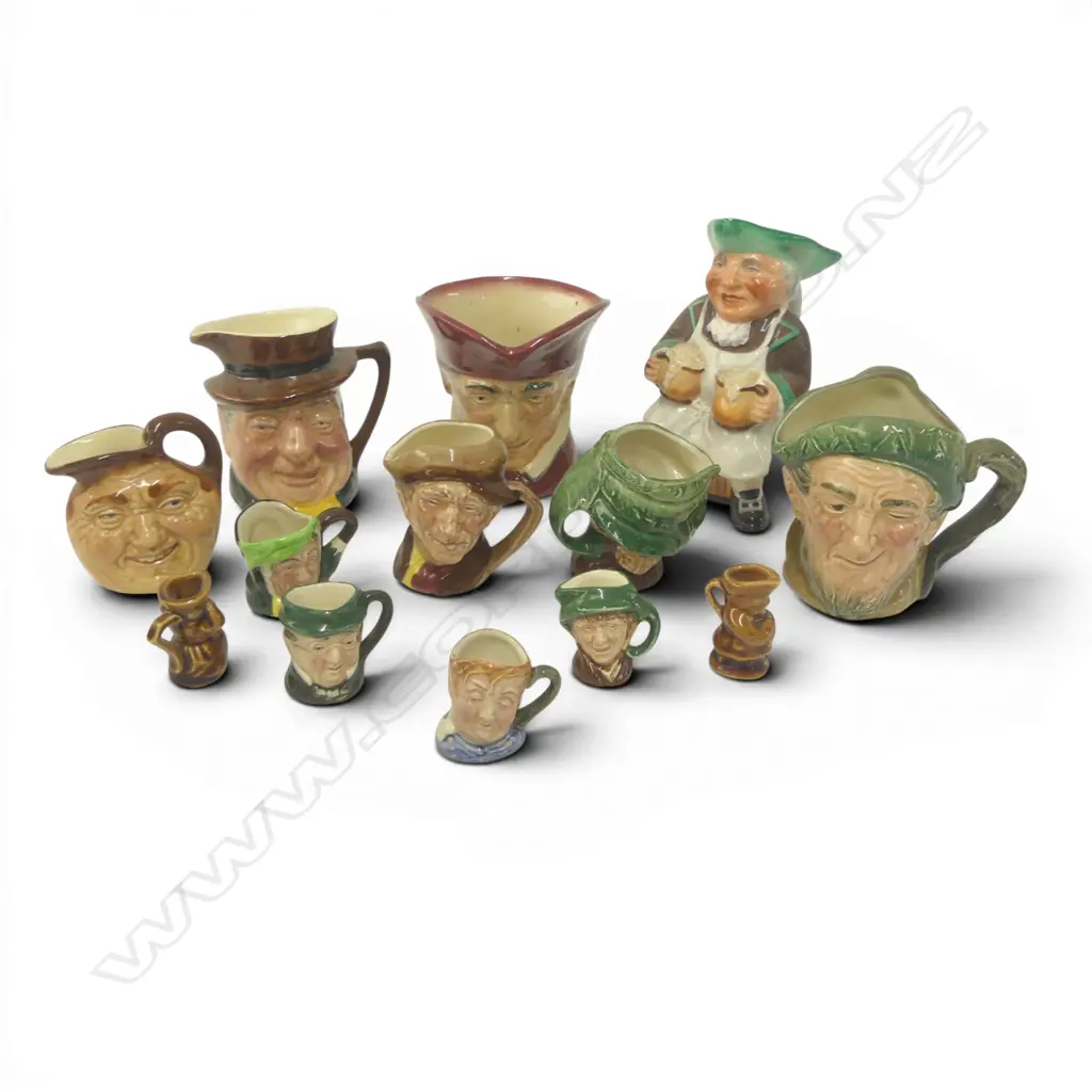 13 ASST. TOBY / CHARACTER JUGS H.120mm Image 1++