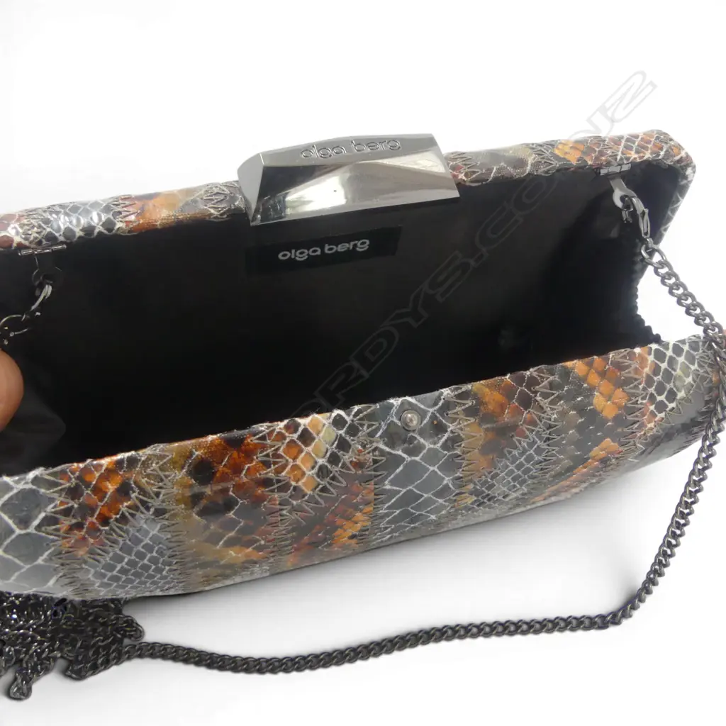 OLGA BERG CLUTCH BAG, L.200MM Image 1++