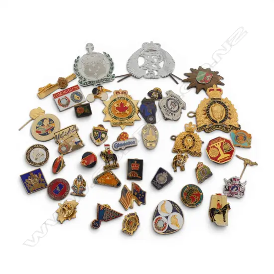 BADGE COLLECTION: police + Sheriff's Dept. + Highway Patrol + Correctional Service + Volleyball etc