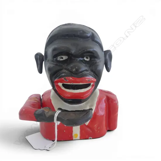 BLACK MONEY BOX H.140mm