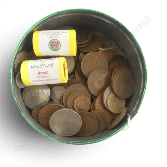 ASST. COINS Incl. 2 ANZAC COMM. 50c 20pce ROLLS