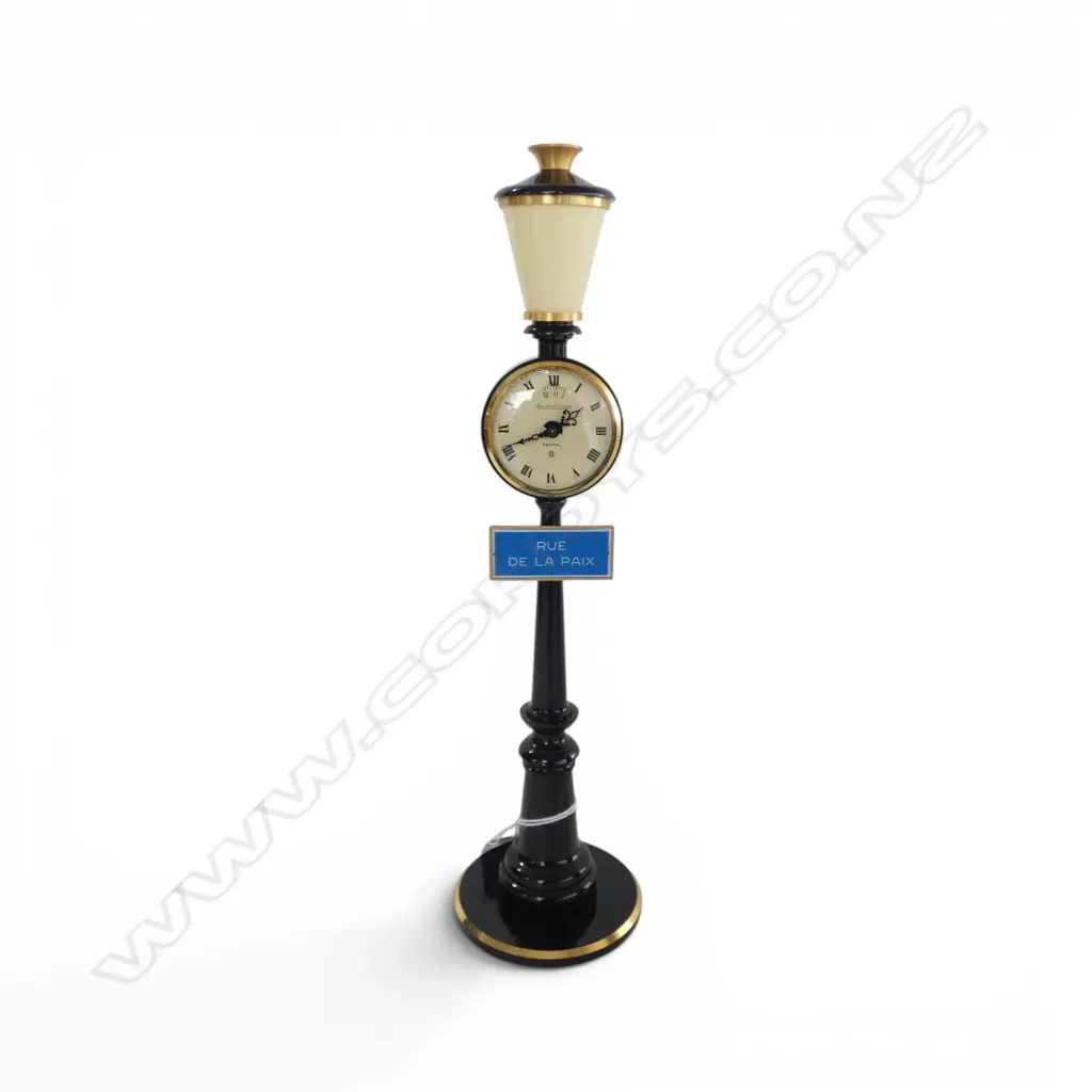 JAEGER-LECOULTRE 'RUE DE LA PAIX' LAMP POST CLOCK H.275mm Image 1++