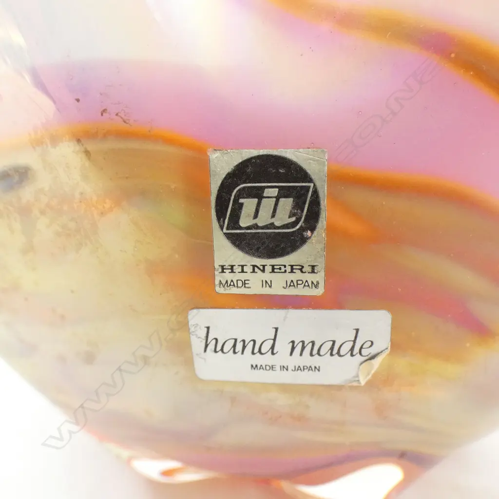 HINERI JAPAN ART GLASS VASE H.295mm Image 1++