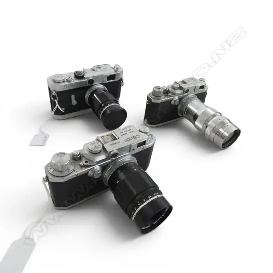 3 VINTAGE CANON CAMERAS