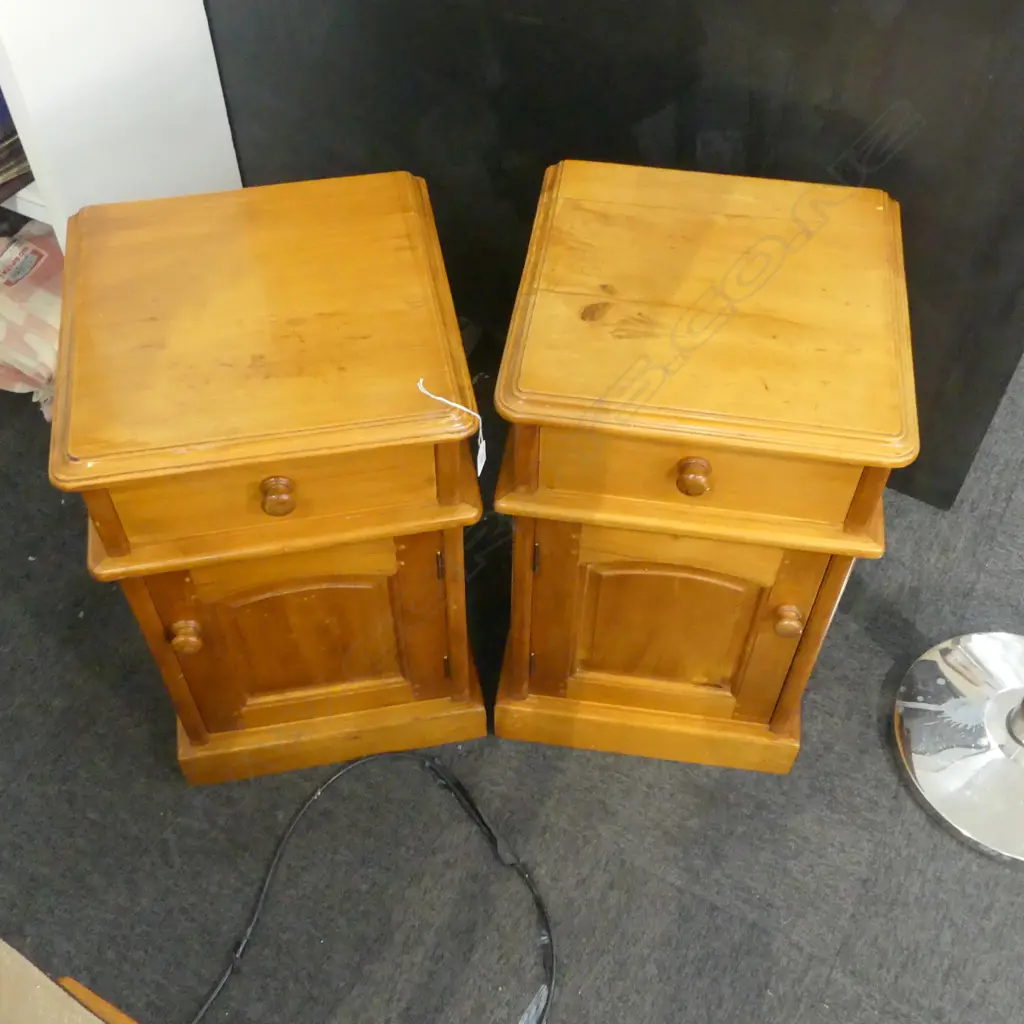 PR WOODEN BEDSIDE CABINETS W.400mm Image 1++