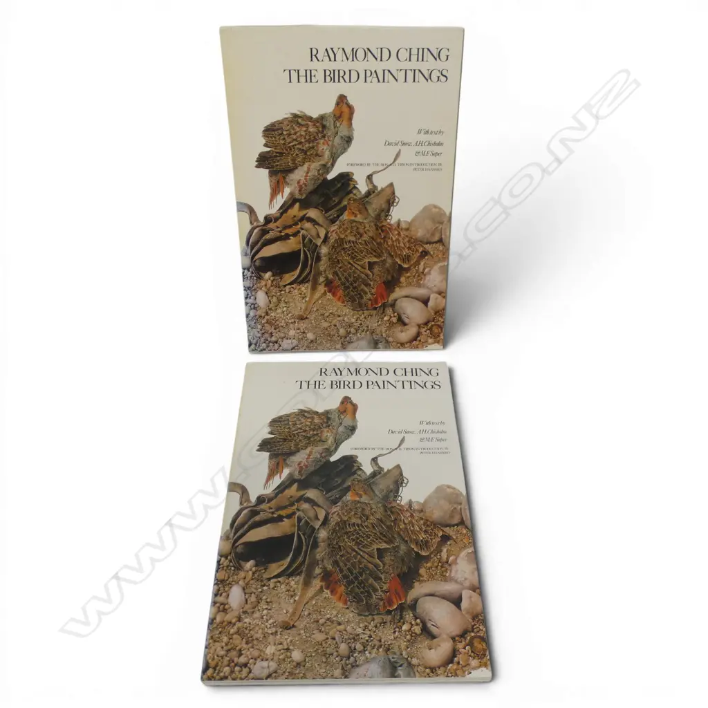 CASED BOOK, RAYMOND CHING THE BIRD PAINTINGS Image 1++