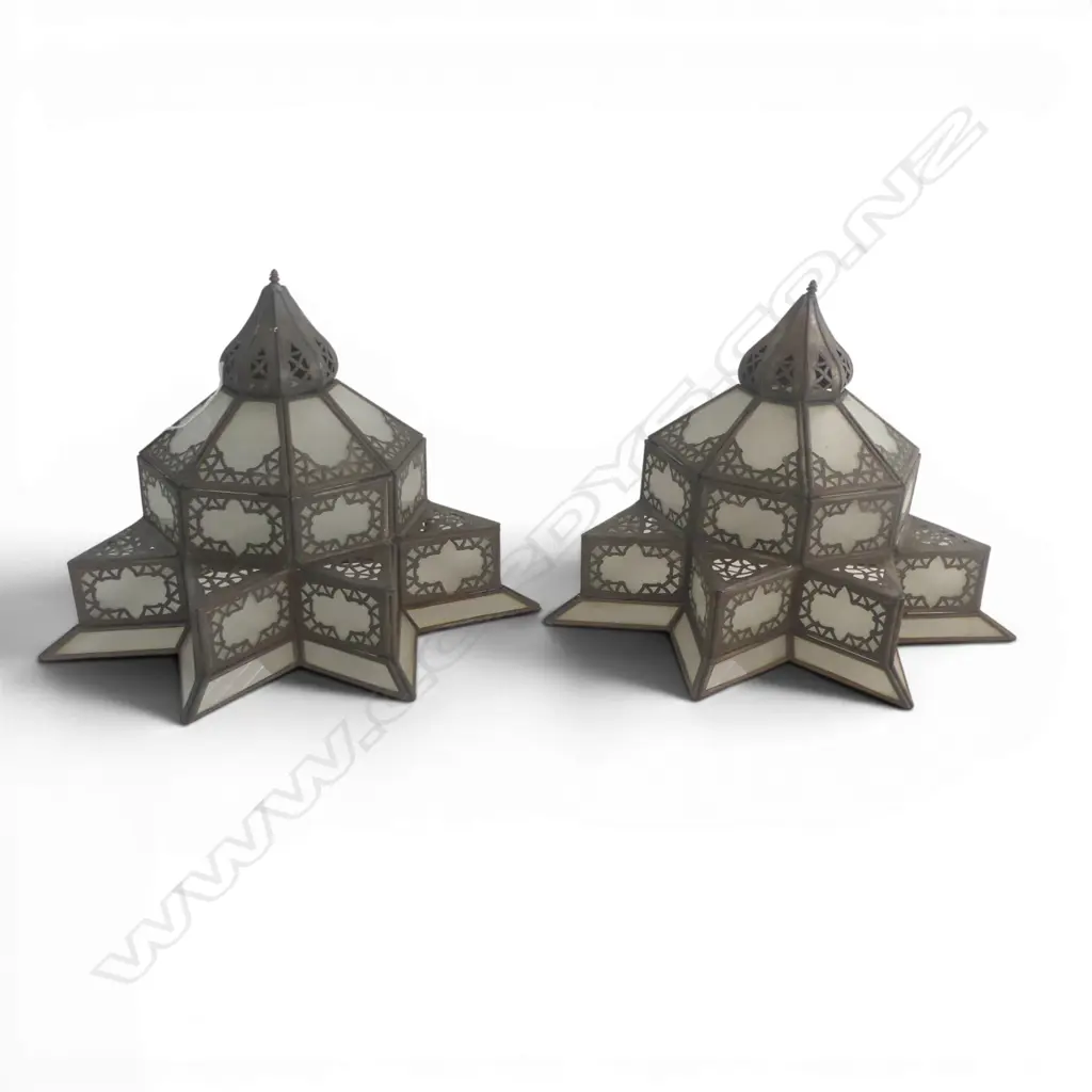 2 TURKISH STYLE WALL MOUNTED LAMPS H.230mm Image 1++