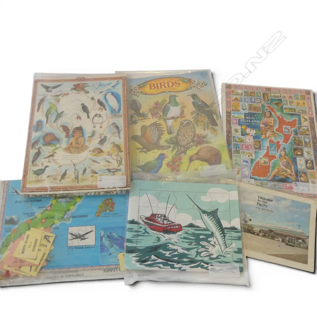 5 NZ PUZZLES + BOARD GAME Image 1++