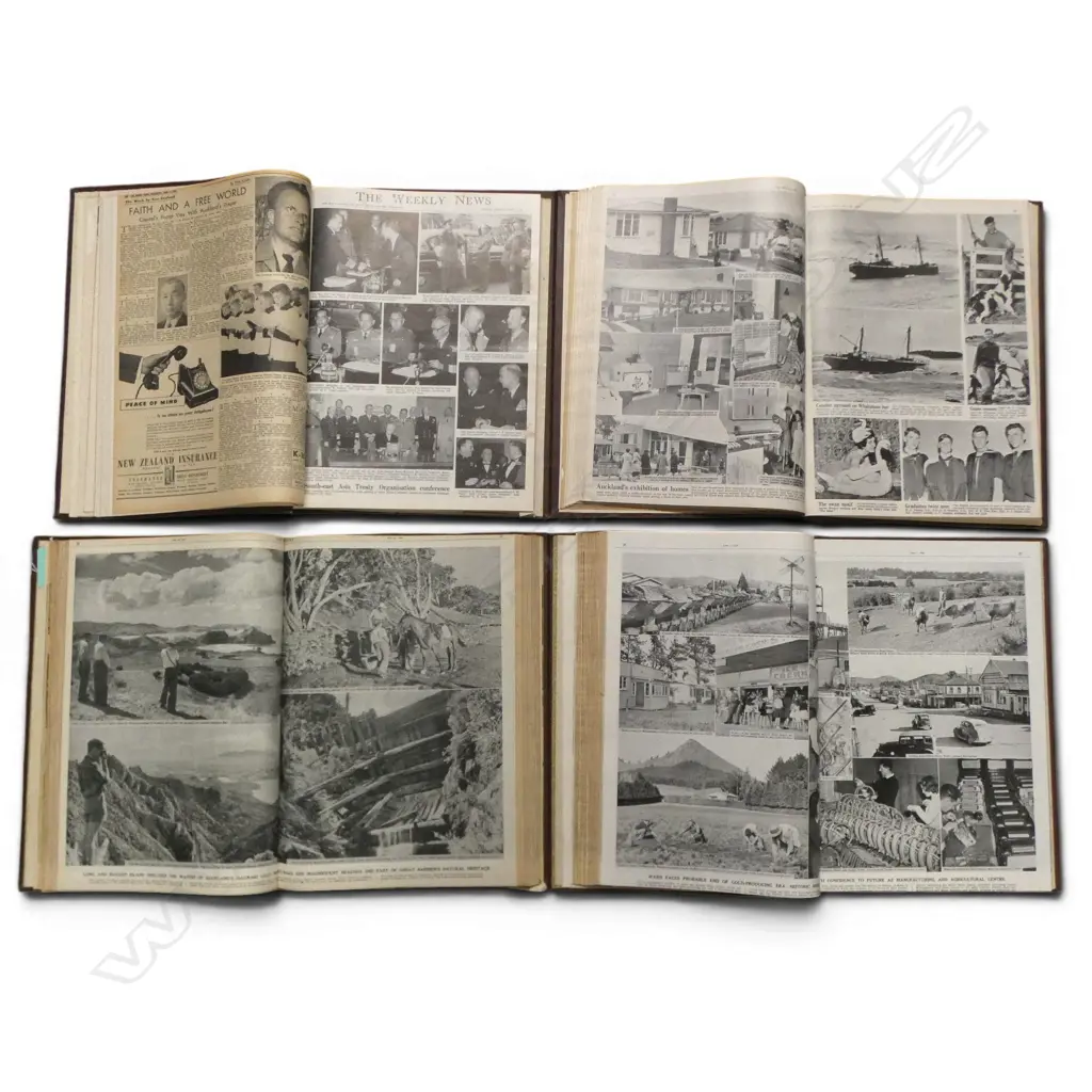 FOUR VINTAGE BOOKS: 'MAKING HISTORY IN NZ'  1949, 1951, 1956 & 1959 Image 1++