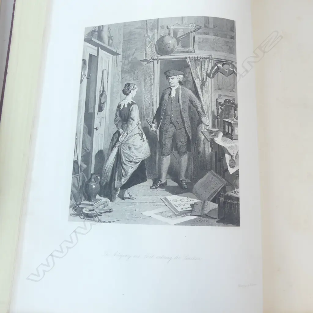 10 FOLIOS OF 19TH CENTURY ENGRAVINGS - WALTER SCOTT AND OTHERS PLUS ADDITIONAL UNFRAMED 19TH C. ENGRAVINGS Image 1++