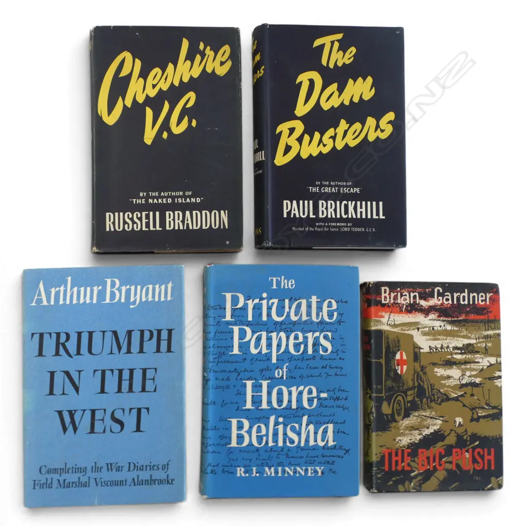 FIVE WORLD WAR II BOOKS – THE PRIVATE PAPERS OF HORE BELISHA ETC  Image 1++