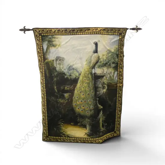 HANGING PEACOCK TAPESTRY 1400x1000mm