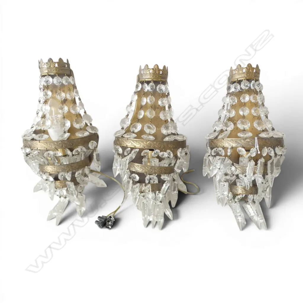 3 WALL SCONCES H.280mm Image 1++