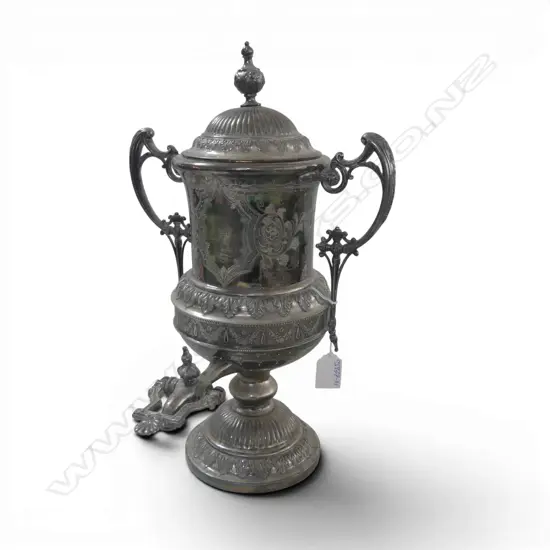 ENGLISH SHEFFIELD PLATE SAMOVAR TEA URN H.390mm
