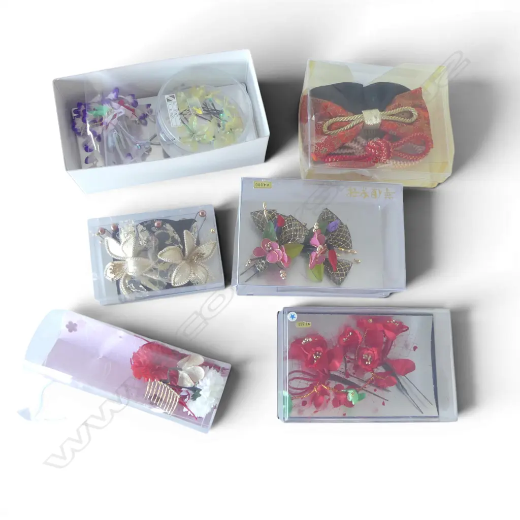 COLLECTION 7 JAPANESE AS NEW HAIR ACCESSORY ADORNMENTS for formal kimono dress Image 1++