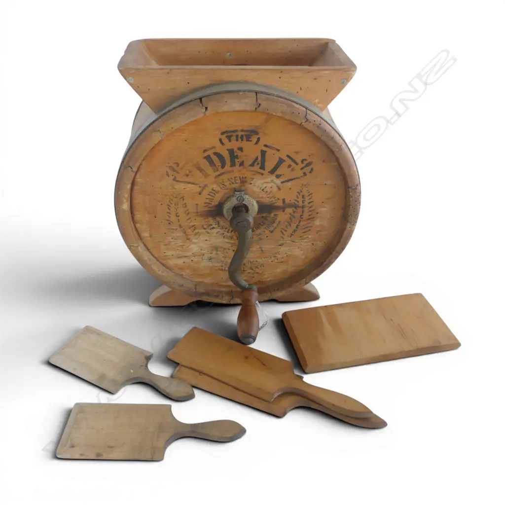 VINTAGE WOODEN BUTTER CHURN H.395mm Image 1++